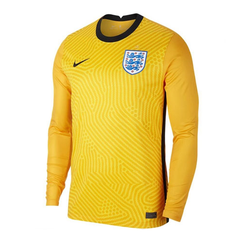 Thailande Maillot Angleterre Gardien ML 2020 Jaune Pas Cher